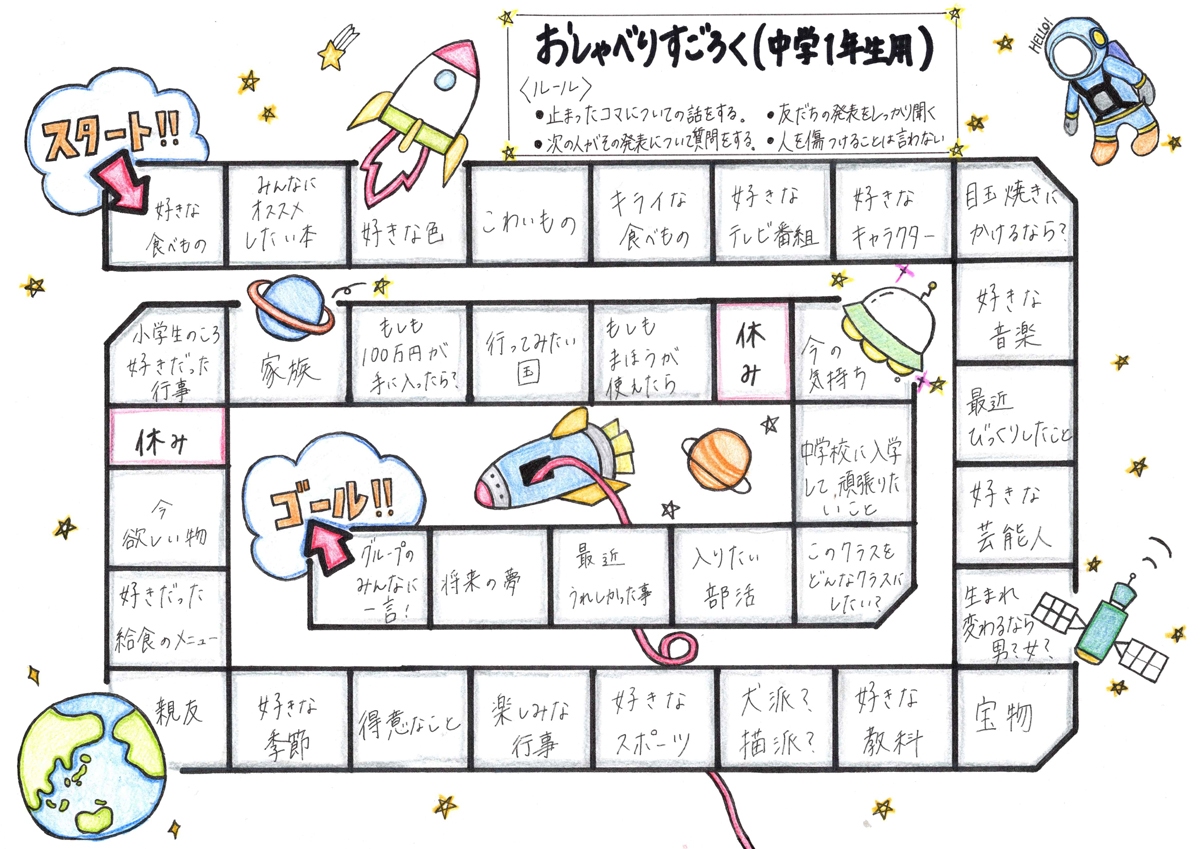 すごろくトーキング(中学生用) – 金山健一研究室