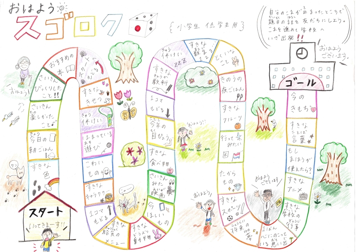 すごろくトーキング(小学生低学年用) – 金山健一研究室